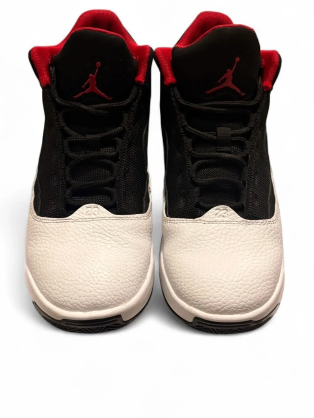 Jordan Men's Black/White/Red Retro Basketball Sneakers